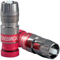 Belden Snap-N-Seal ProSNS RCA RG-59 Hybrid Compression Connector 25 Pack