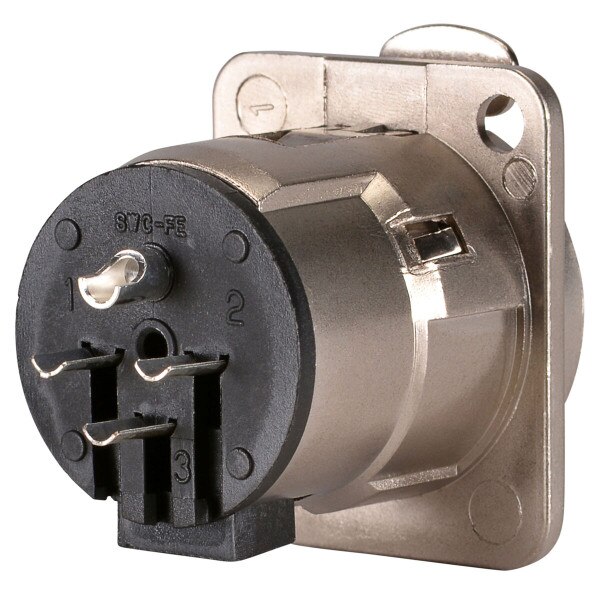 Un Connettore XLR M A Tre Poli Su Terminali A Saldare - Foto 4