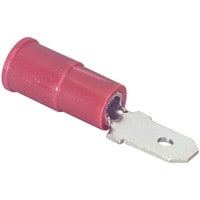 3/16&quot; (22-18) Male Disconnect Crimp Terminal Red 50 Pcs.