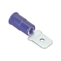 1/4&quot; (16-14) Male Disconnect Crimp Terminal Blue 50 Pcs.