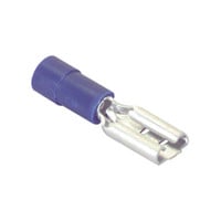 0.110&quot; (16-14) Female Disconnect Crimp Terminal Blue 50 Pcs.