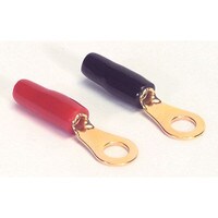 Gold Ring 10 AWG 1/4&quot; 2 Pair