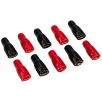 Gold 18-16 AWG 0.187&quot; Female Disconnect 5 Pair