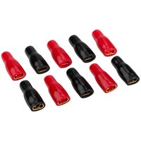 Gold 18-16 AWG 0.205&quot; Female Disconnect 5 Pair