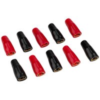 Gold 12-10 AWG 0.187&quot; Female Disconnect 5 Pair