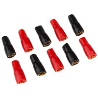 Gold 12-10 AWG 0.205&quot; Female Disconnect 5 Pair