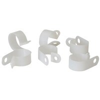 GB PPC-1575 3/4&quot; Nylon Cable Clamps Natural 6 Pcs.