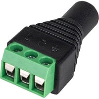 3-Conductor 3.5mm Female to Screw Terminal Connector
