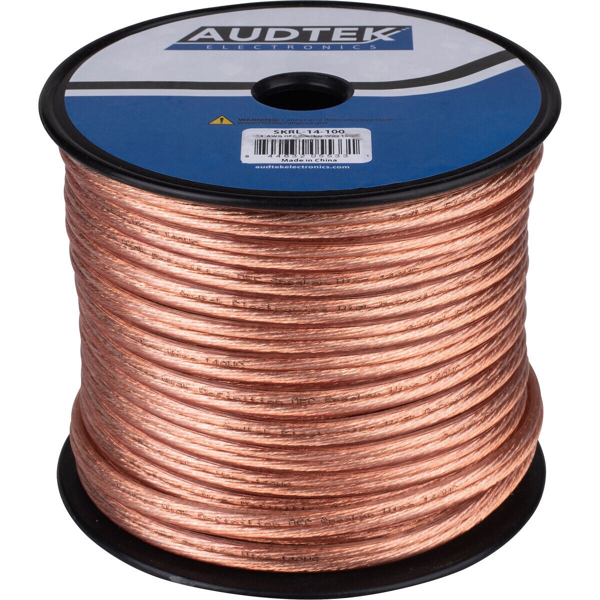 Audtek 14 Awg Ofc Speaker Wire 100 Ft