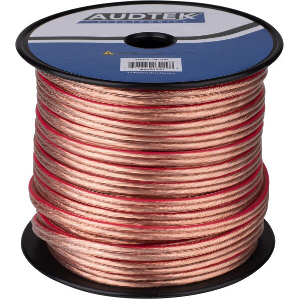 RS14100 True Spec  CCA 14 Gauge Speaker Wire 294 Strands Per Channel Super Flexible Jacket 100 Feet For Car Audio Home Theater Speakers Surround Sound - Foto 6
