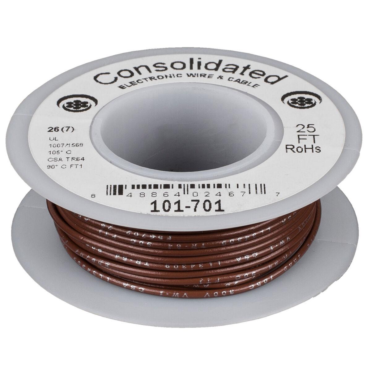 18 AWG Gauge GPT Primary Stranded Hook Up Wire 1000 ft 0.0403 60V - 10 Colors e
