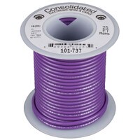 Consolidated Stranded 16 AWG Hook-Up Wire 25 ft. Violet UL Rated
