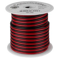Consolidated 14 AWG 2-conductor Power Speaker Wire 50 ft. (Red/Black)