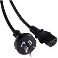 AS/NZS 3112 3-Pole Plug to C13 Polarized IEC 6 ft. Power Cord 18/3