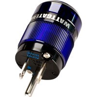 Wattgate 330i Ag Blue Silver Plated Audio Grade Edison AC Power Plug Connector