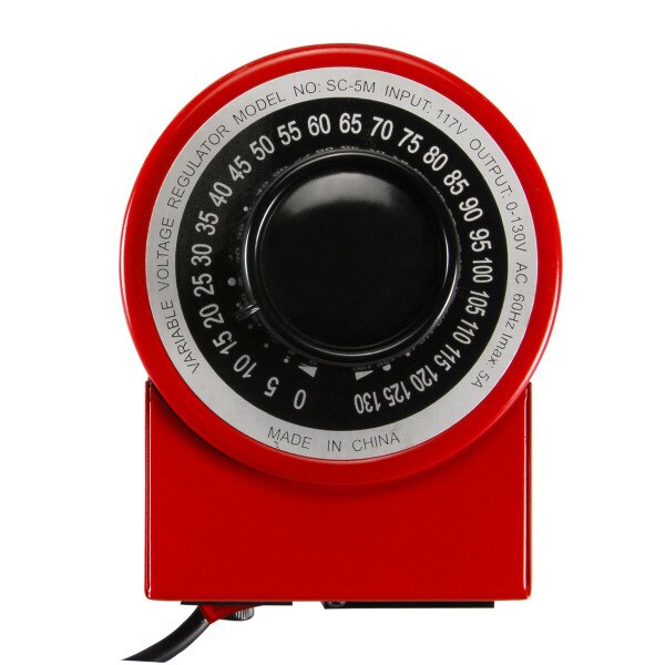 YaeCCC TDGC-0.5KVA 500W Variac Variable Transformer – 0-130V AC Auto Voltage Regulator, 5 Amp, Copper Coil