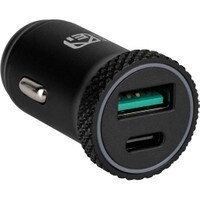 USB-C PD and USB-A QC3.0 Low Profile Car Lighter Adapter