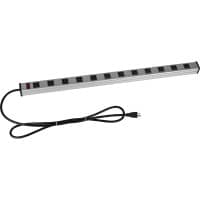 Commercial Grade 12 Outlet Surge Power Strip with 450 Joules Protection and Circuit Breaker/Switch 6 ft. Cord