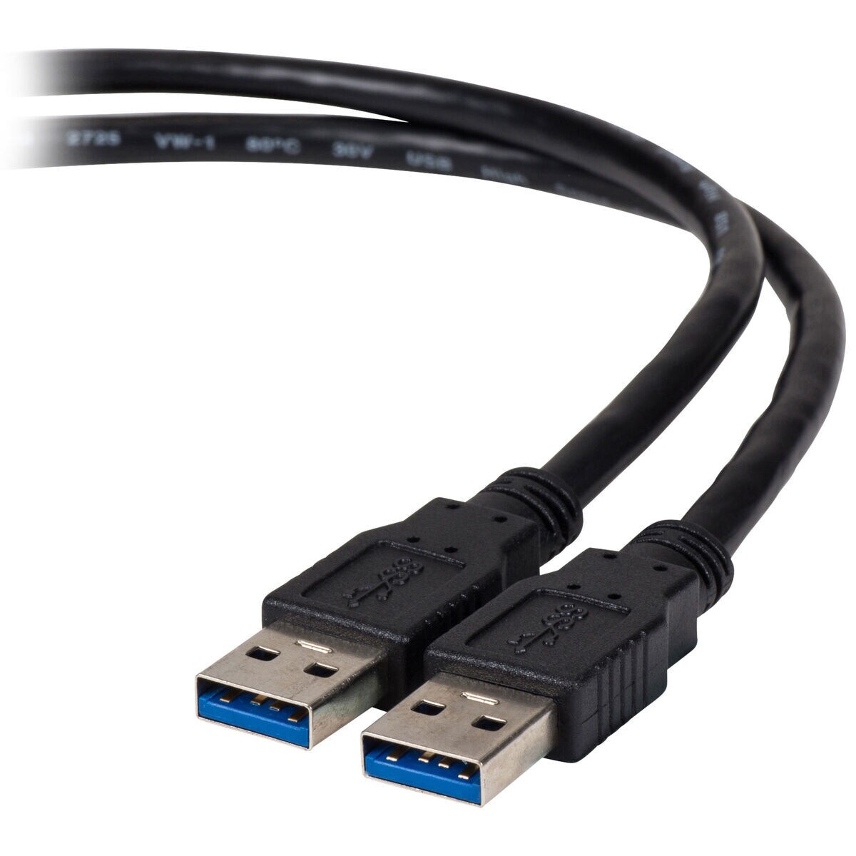 USB 3.0 A Male to A Male 28/24 AWG Charge & Sync Cable 10 ft.