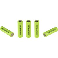 Lishen 18650 2600mAh Li-Ion Flat Top Rechargeable Battery 5-Pack