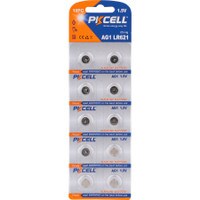 PKCELL 364 Alkaline Button Cell Battery 10-Pack
