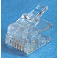 RJ12 6C Modular Connectors For Round Cable 50 Pcs.