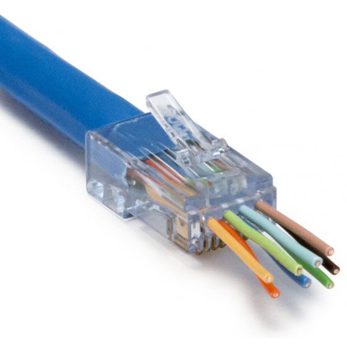 Platinum Tools 100028C ezEX44 RJ45 Cat 6 Connectors 50Pack