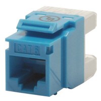 Audtek RJ45 Cat 6 110/KRONE IDC 180 Degree Blue