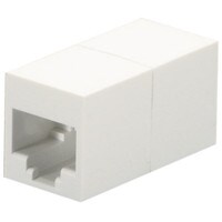 Audtek RJ45 In-Line Coupler Cat 5e White