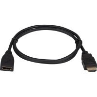 Audtek 3 ft. Super Slim HDMI 2.0 4K/60Hz HDR YCbCr 4:4:4 18 Gbps Extension