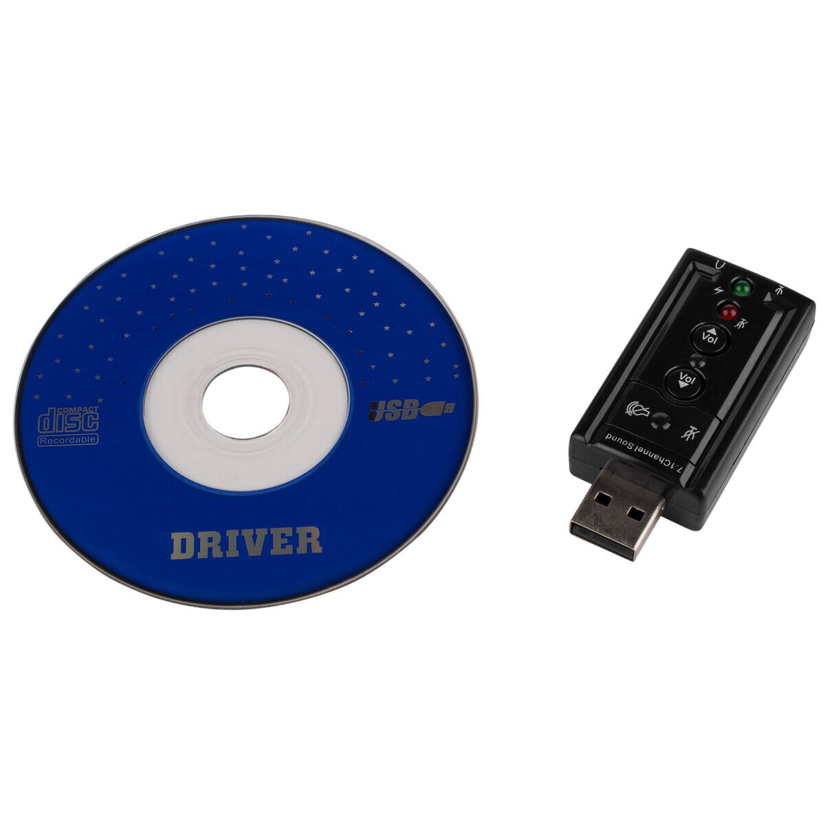 Black ETG Black Durable Lightweight Plug /& Play USB 2.0 to 3D for Mic Speaker Audio Headset Sound Card Adapter 5.1 Channels for Pc Laptop
