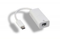 USB Type-C 3.1 to RJ-45 Ethernet Adapter Gigabit (10/100/1000Mbps) Black