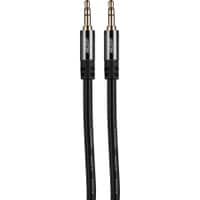 Audtek 6 ft. Premium Slim 3.5mm Stereo Male to Male Dual Shielded Audio Cable 24 AWG BC