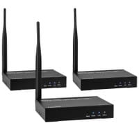 5 GHz 1080p Wireless HDMI Extender Transmitter and Two Receivers System 100m/328 ft.