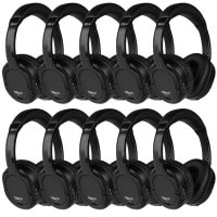 Talent Noir Premium Personal Listening Headphone 10 Piece Expansion Pack