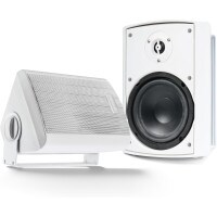 Gemini GHSI-W400BT-PR-WHT 4&quot; Outdoor Bluetooth Speaker Pair White