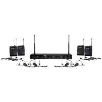 Gemini UHF-04HL 500-950 MHz Four Channel UHF Wireless Lavalier System
