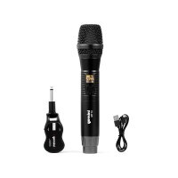 Gemini GMU-M100 Professional Plug &amp; Play Wireless Rechargeable UHF Handheld Microphone Pack