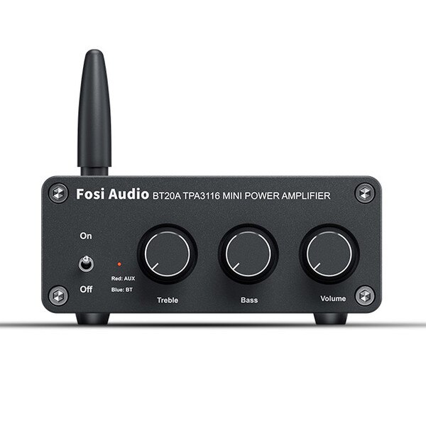 Fosi Audio BT20A Bluetooth Stereo Hi-Fi Amplifier 100W x 2