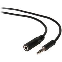 3.5mm Male to Female Slim-Plug Shielded Extension Cable 6 ft.