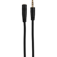 3.5mm Stereo Male to Female Audio Cable Dual Shielded with Gold Plated Connectors 25 ft.