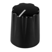 Small Phenolic Guitar / Amplifier Knob 0.5&quot; - Black