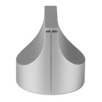Large Aluminum Tapered Receiver / Amp Knob 1.1&quot; - Matte