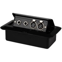 Pop Up Stage Box with Two XLR Female and Two 1/4&quot; TRS Female Jacks
