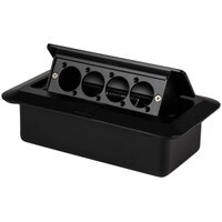 Pop Up Stage Box with Pre-Punched Panel for Four D-Style Connectors