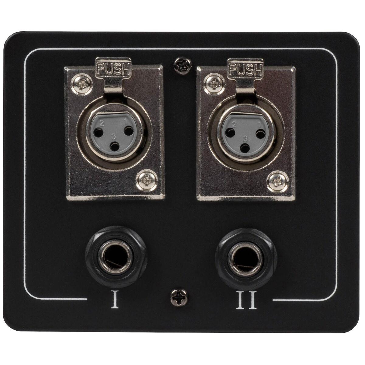 Premium XLR Patch Panel Connectors - No Solder Female To Male 2-Pack For Pro Audio