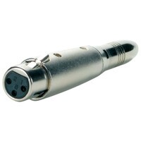XLR Female to 1/4&quot; Stereo Female Adapter