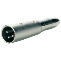 Parts Express XLR Male to 1/4&quot; Stereo Female Adapter