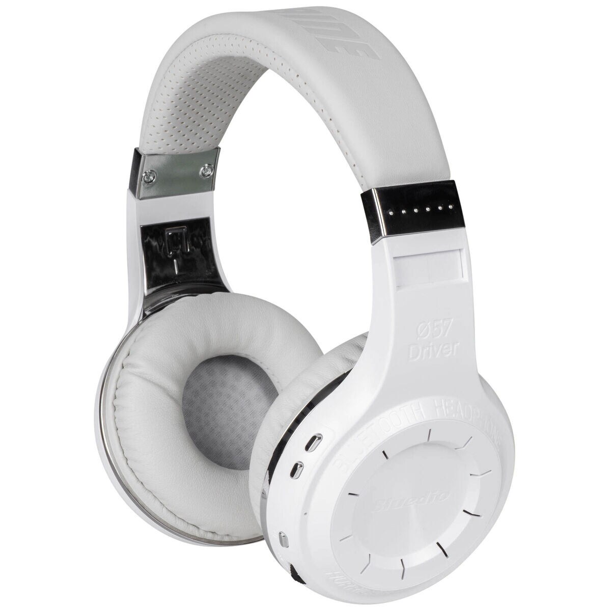 Bluedio H Hurricane Turbine Bluetooth 4 1 Headphones With Built In Microphone White