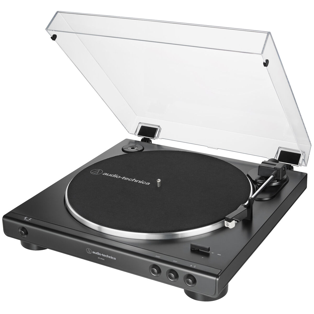 Audio-Technica AT-LP60X Fully Automatic Belt-Drive Turntable - Black, Wired Connectivity, Brand New